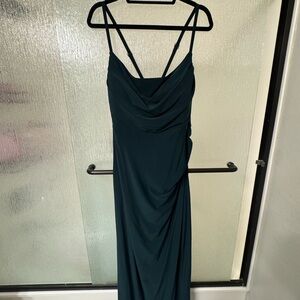 Morgan & Co. Teal Maxi Dress